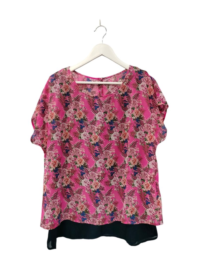 Memo | Floral Top | Size 14