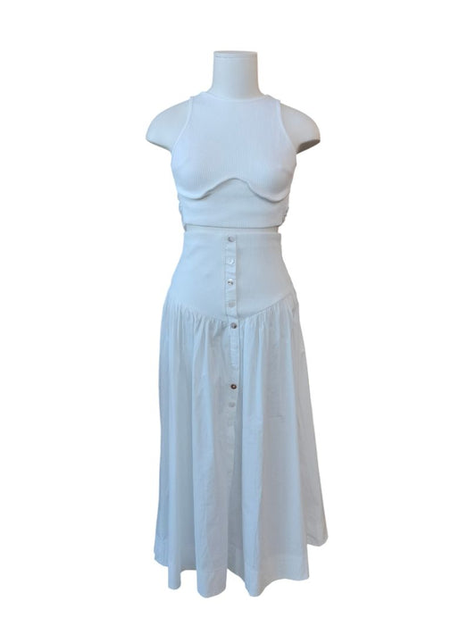 Hello Molly | White Two Piece Set | Size 8