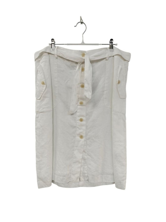 Sportscraft | White Skirt | Size 14