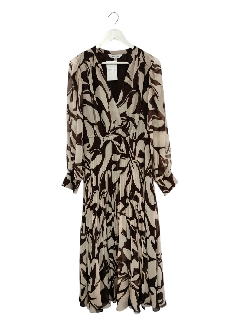 Forever New | Brown/Beige Dress | Size 14