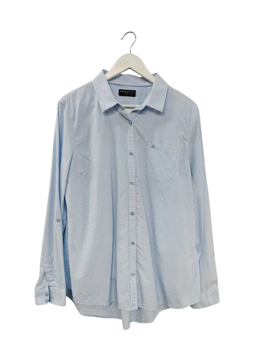 Wild South | Blue/White Top | Size 14
