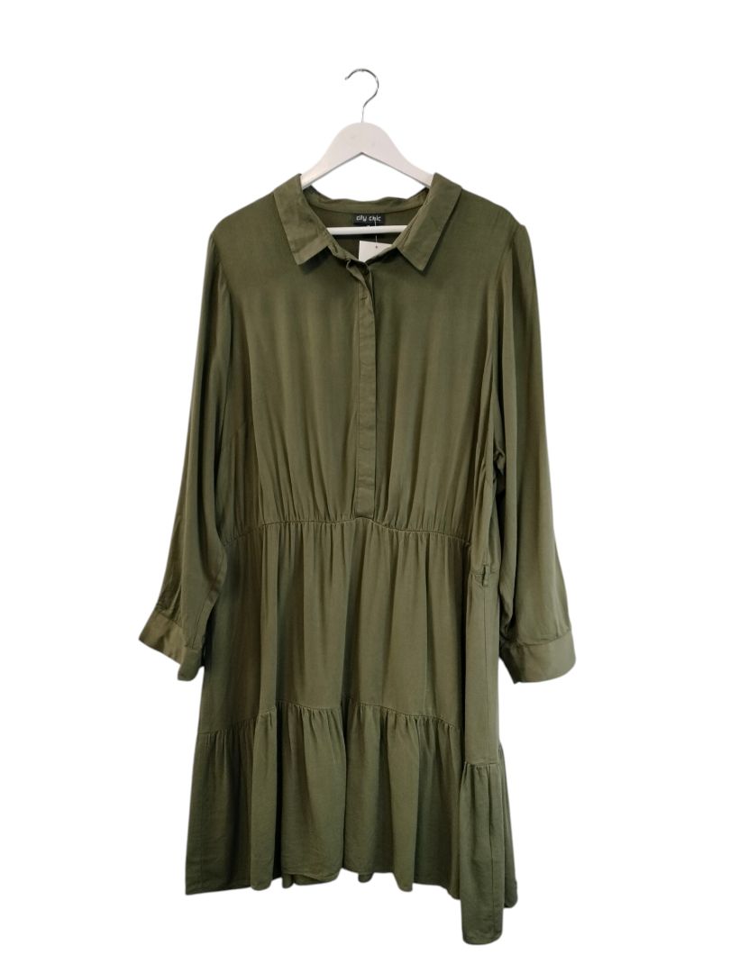 City Chic | Green Dress | Size M