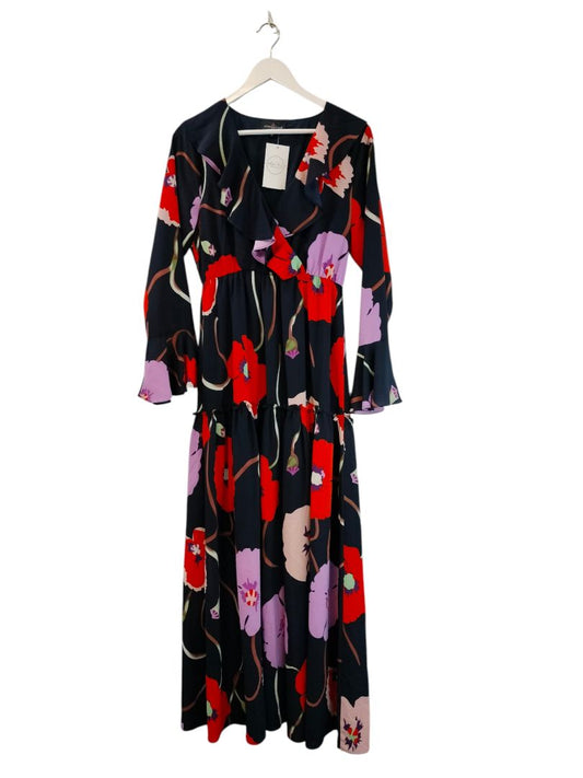 Augustine | Navy Floral Dress | Size S