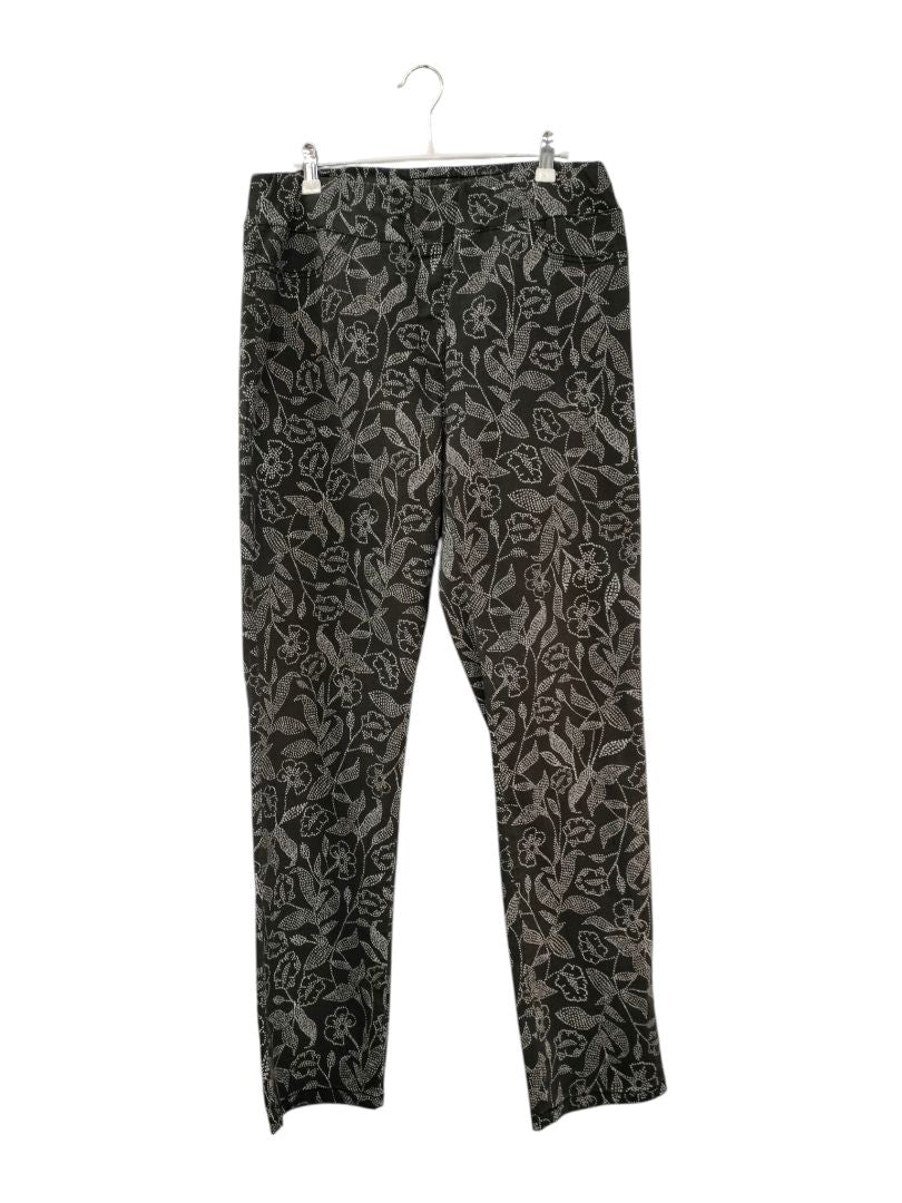Blue Illusion | Black Floral Pants | Size XL