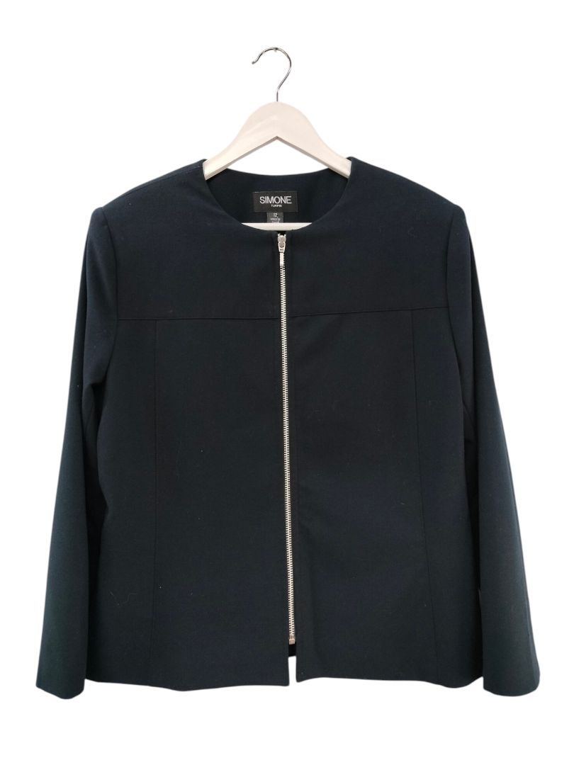 Simone | Navy Jacket | Size 12