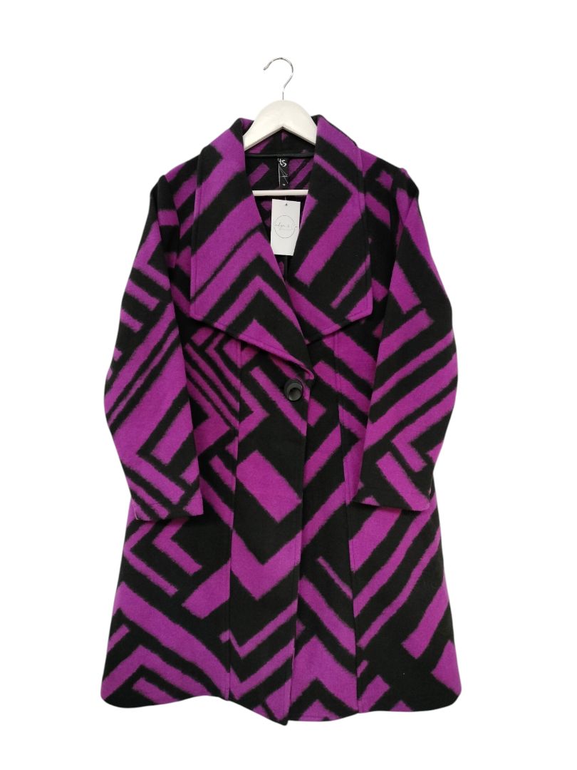 TS | Purple and Black pattern Jacket | Size 10