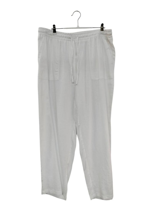 Grae Linen | White Pants | Size 14