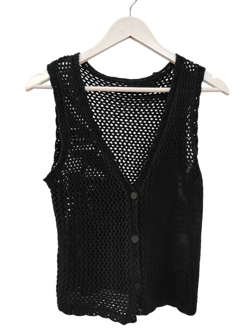 Unknown | Black Cardigan | Size Unknown
