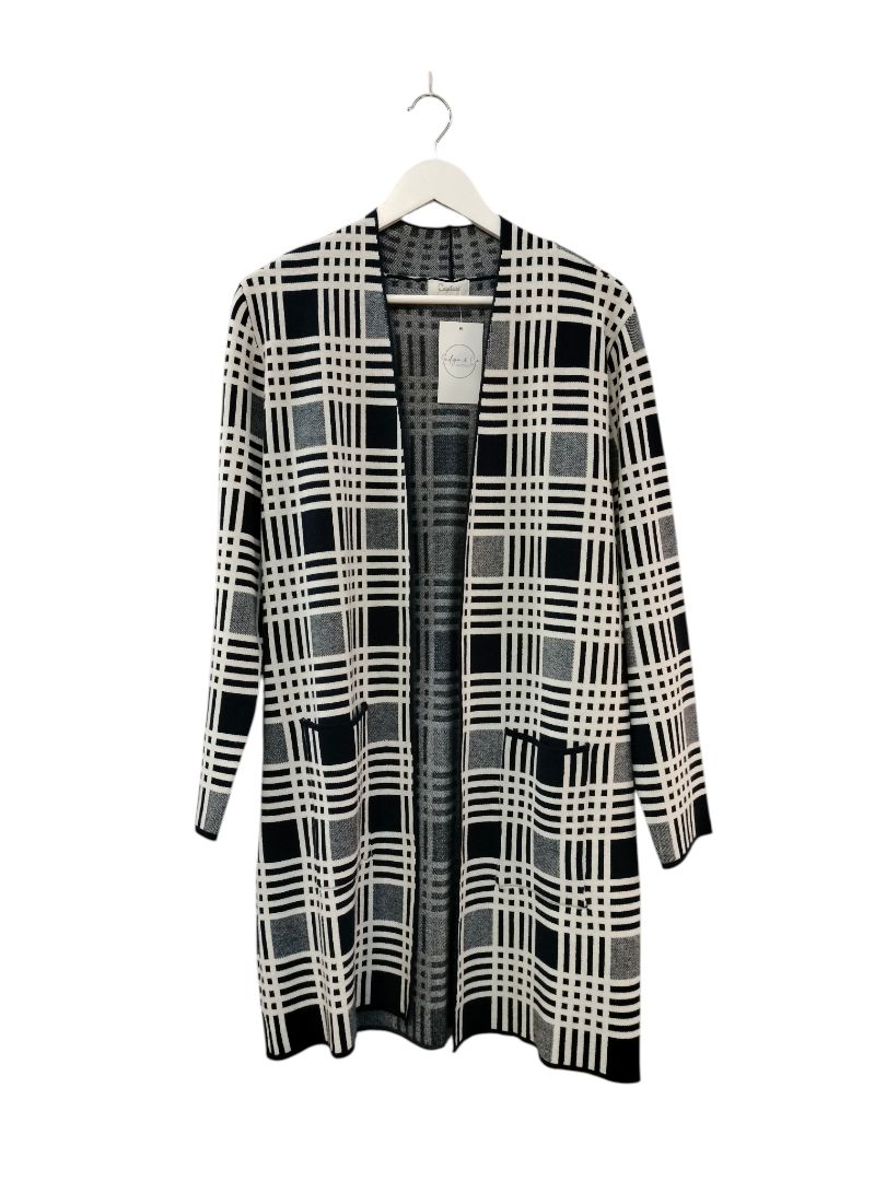 Capture | Navy/White Cardigan | Size Unknown
