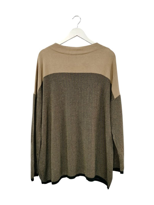 Capture | Beige/Black Jersey | Size 44