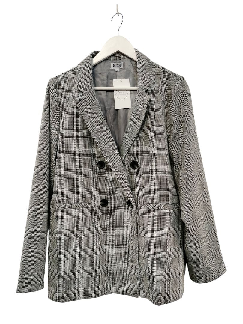 Beginning Boutique | Plaid Blazer | Size 12