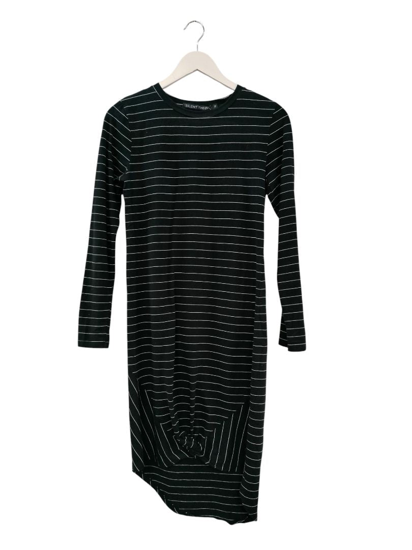 Silent Theory | Black/White Stripe Dress | Size 8