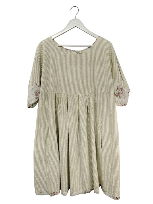Rhum Raisin | Green/White Dress | Size S/M