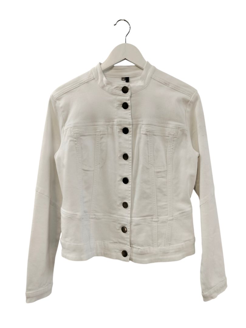 Memo Denim | White Jacket | Size 14
