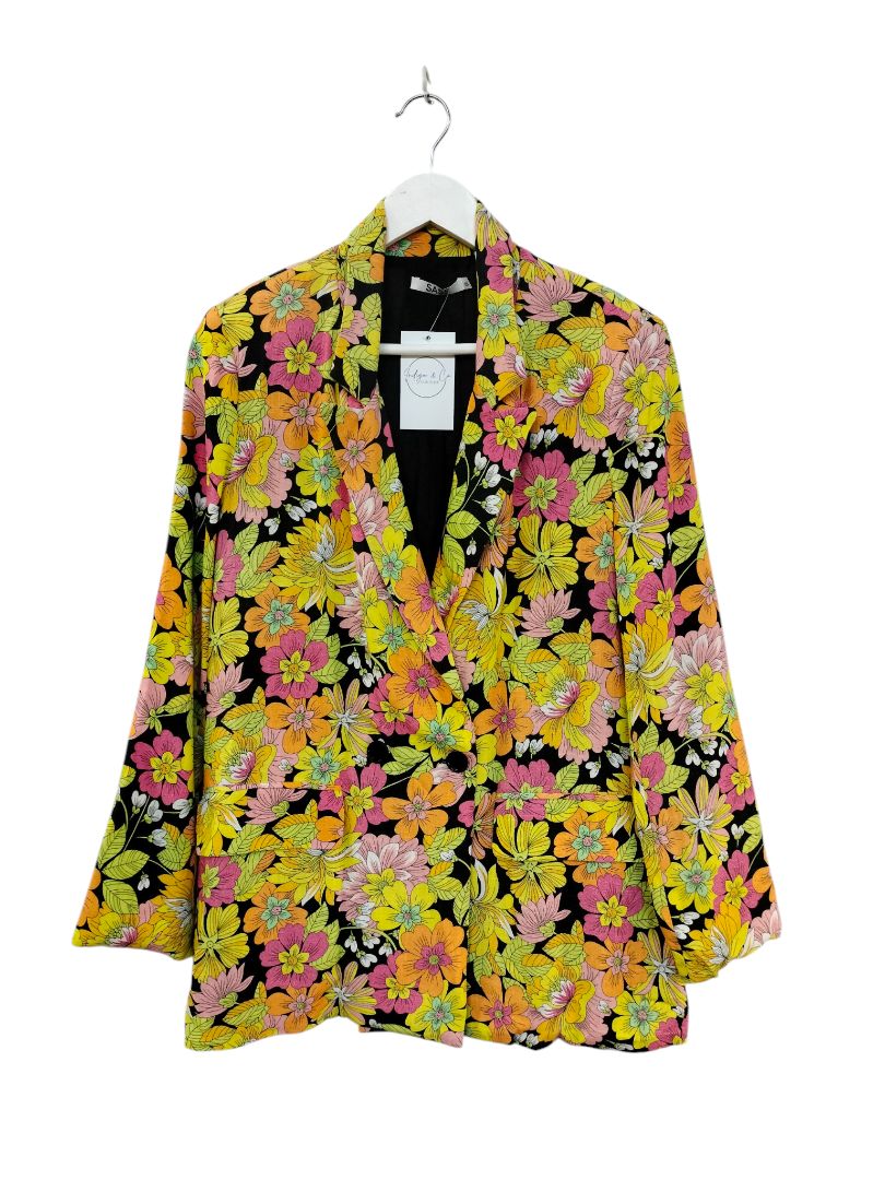 Sass | Floral Blazer | Size 10