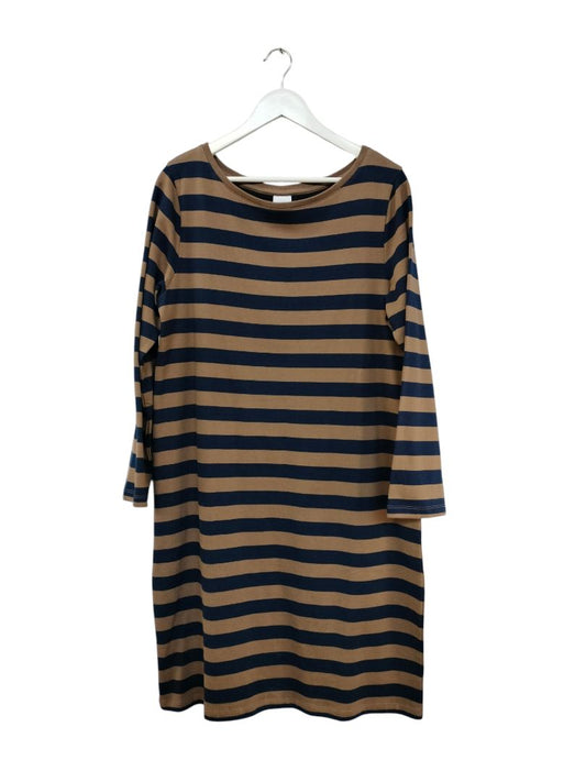 Kowtow | Navy/Brown Dress | Size M