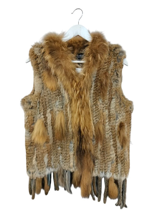 Roskilde | Brown Fur Vest | Size M/L