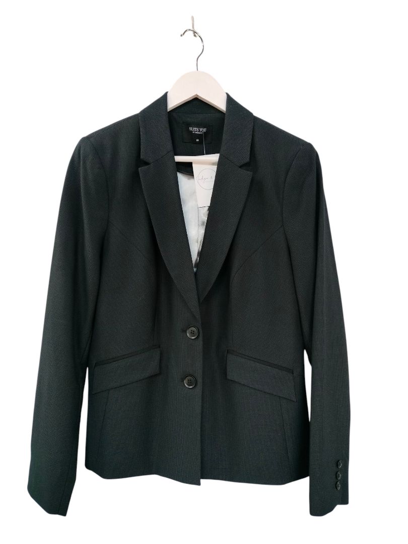 Jacqui-e | Black Blazer | Size 10