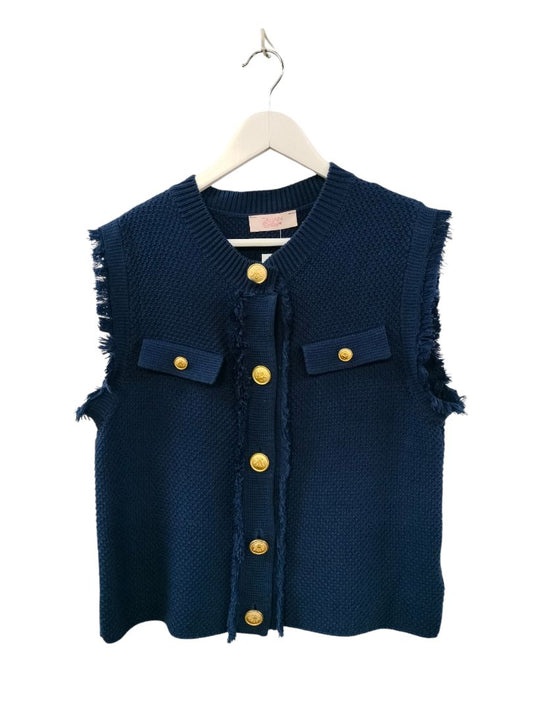 Italian Star | Navy Top | Size S/M