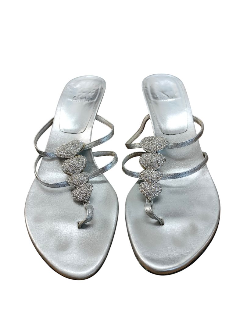 stuart weitzman | Silver Heels | Size 39