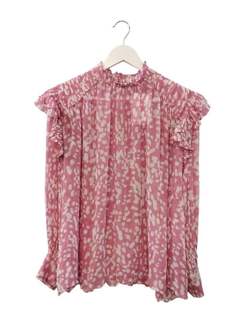 Country Road | Pink Print Top | Size 12