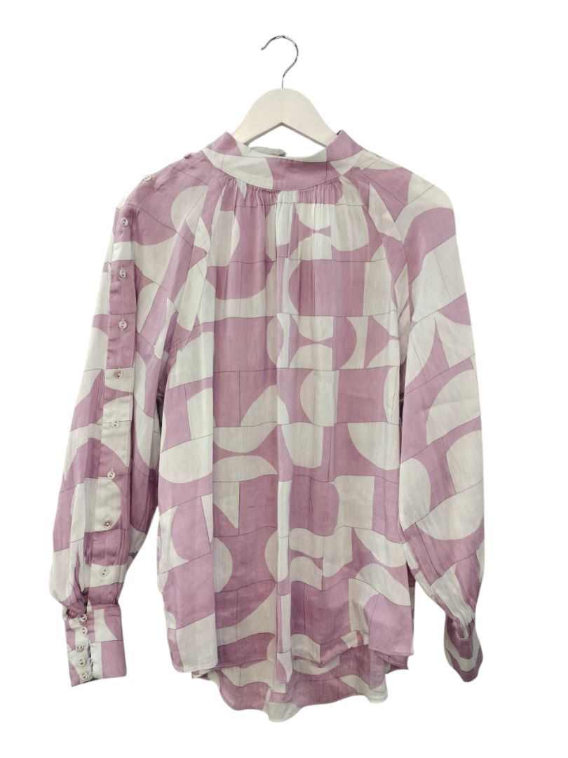 Country Road | Purple Print Top | Size 14