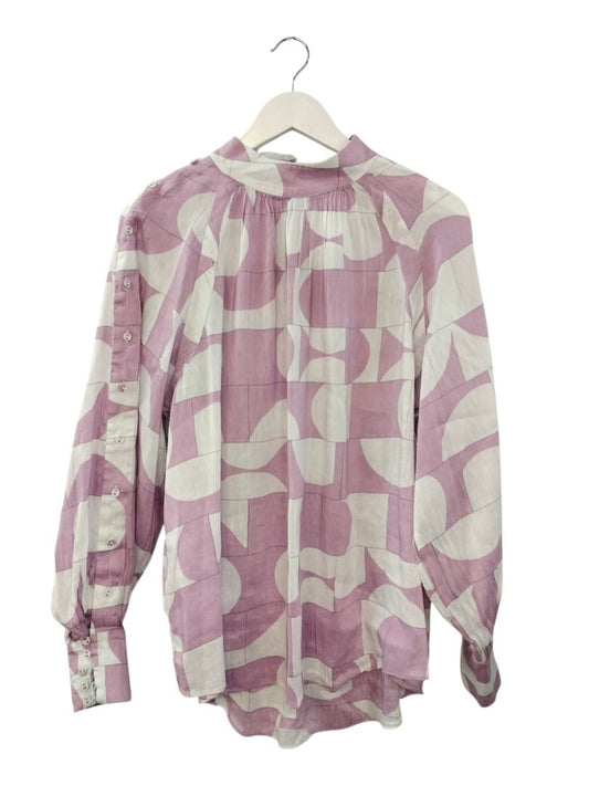Country Road | Purple Print Top | Size 14