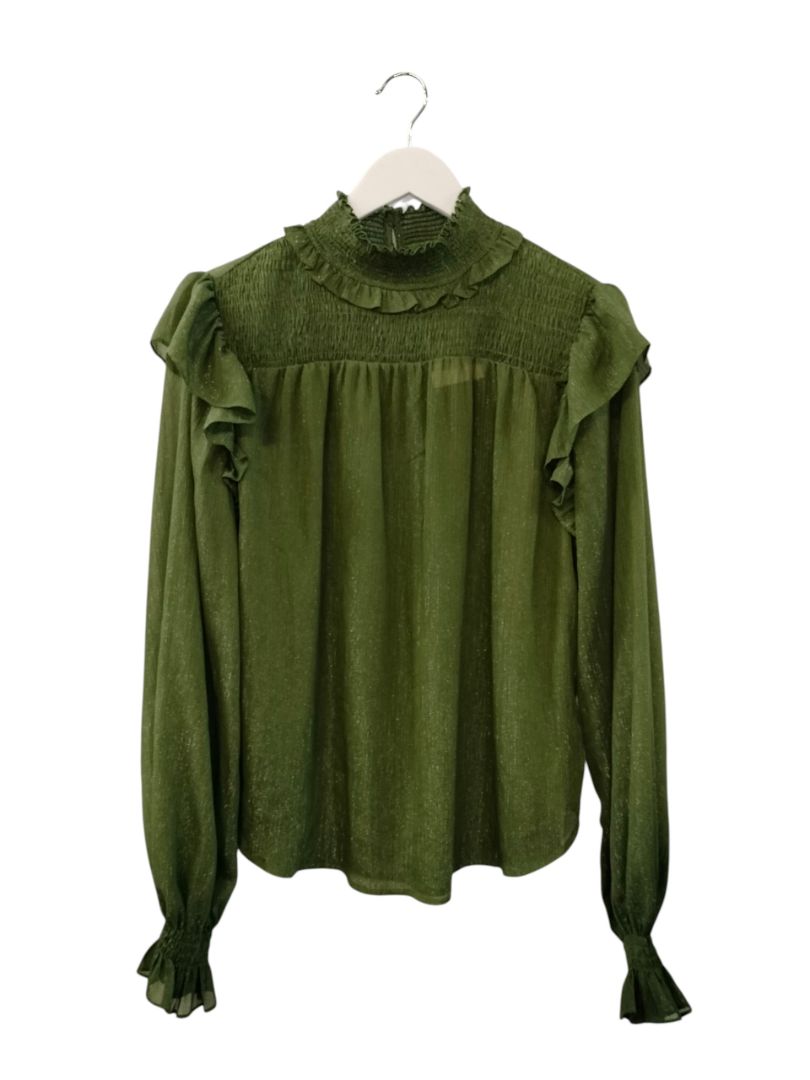 Drama the Label | Forest Green Top | Size 12