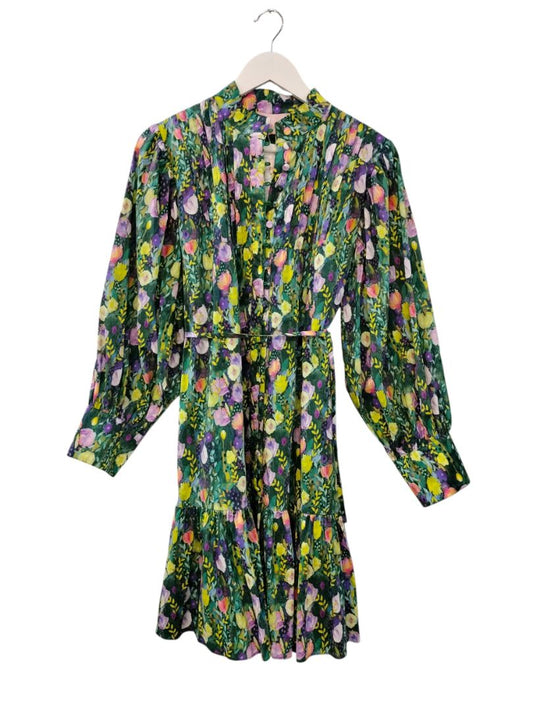 Augustine | Green floral Dress | Size XS