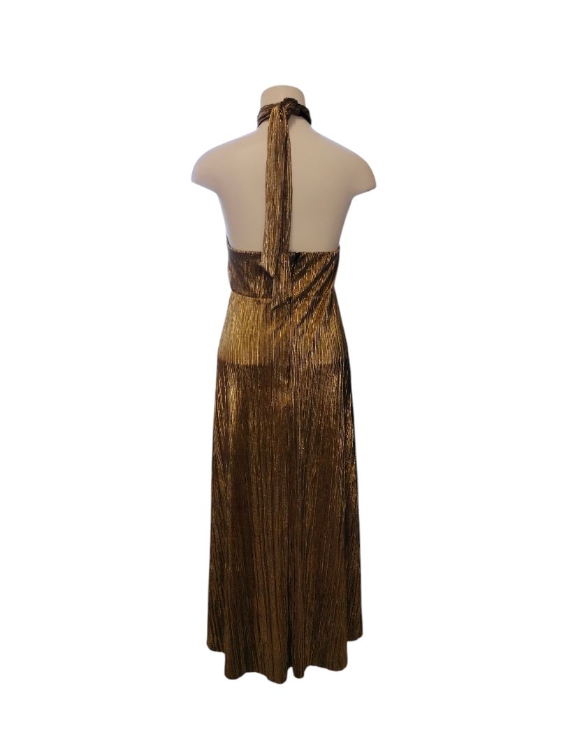 TOPSHOP | Gold Dress | Size 10