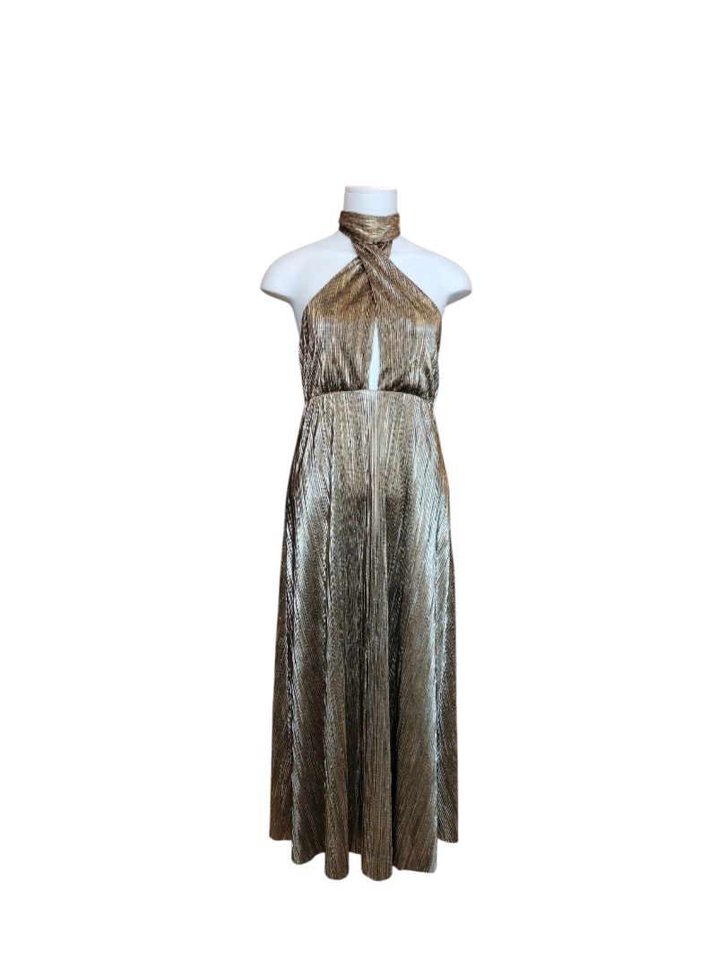 TOPSHOP | Gold Dress | Size 10