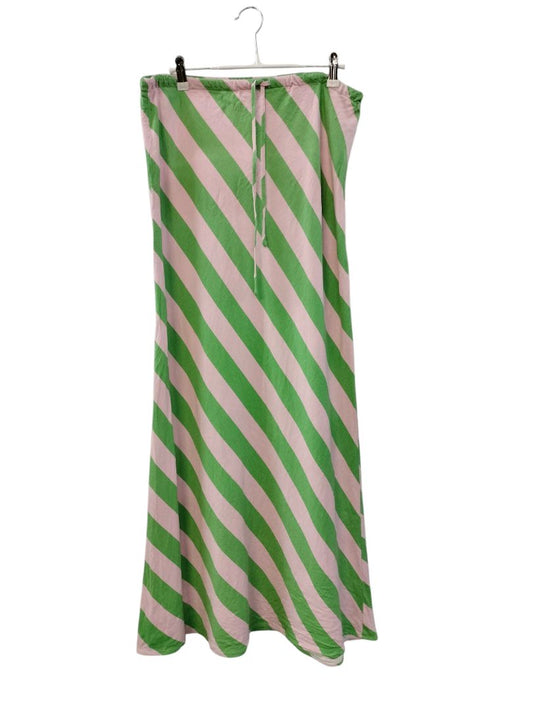 Betty Basics | Pink/Green Stripe Skirt | Size 14