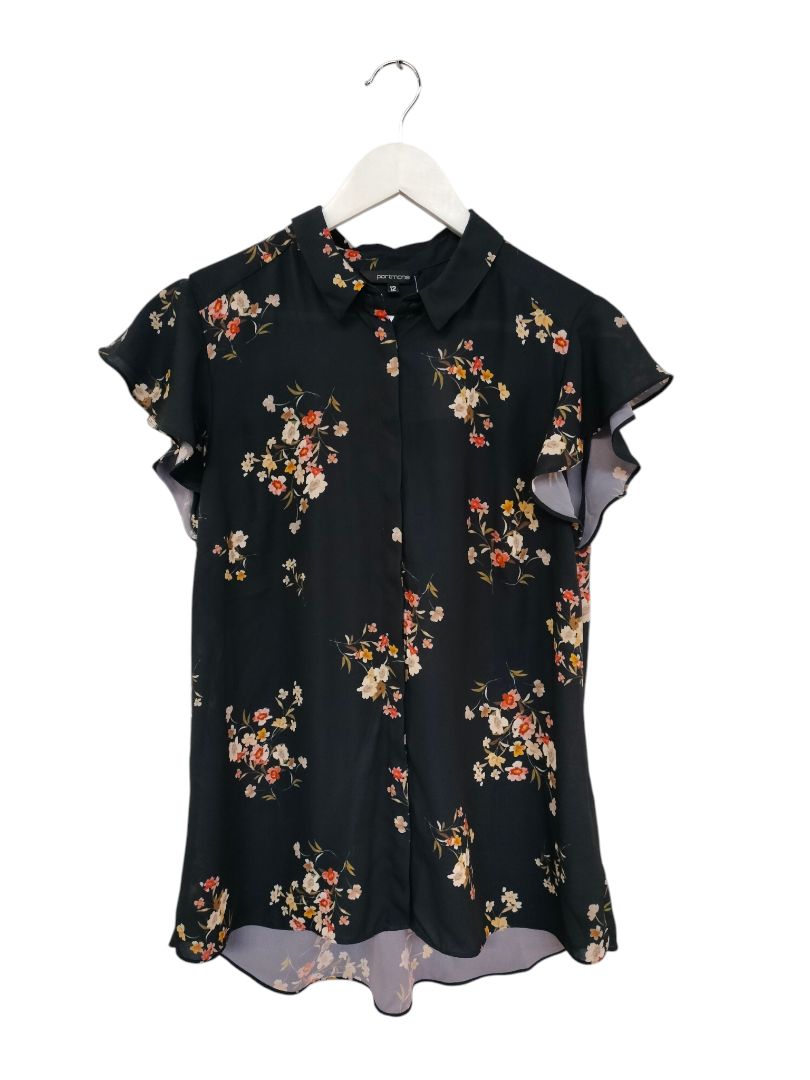 Portmans | Floral Top | Size 12