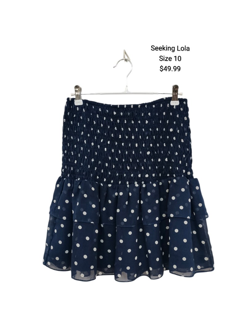 Seeking Lola | Navy Top | Size 10