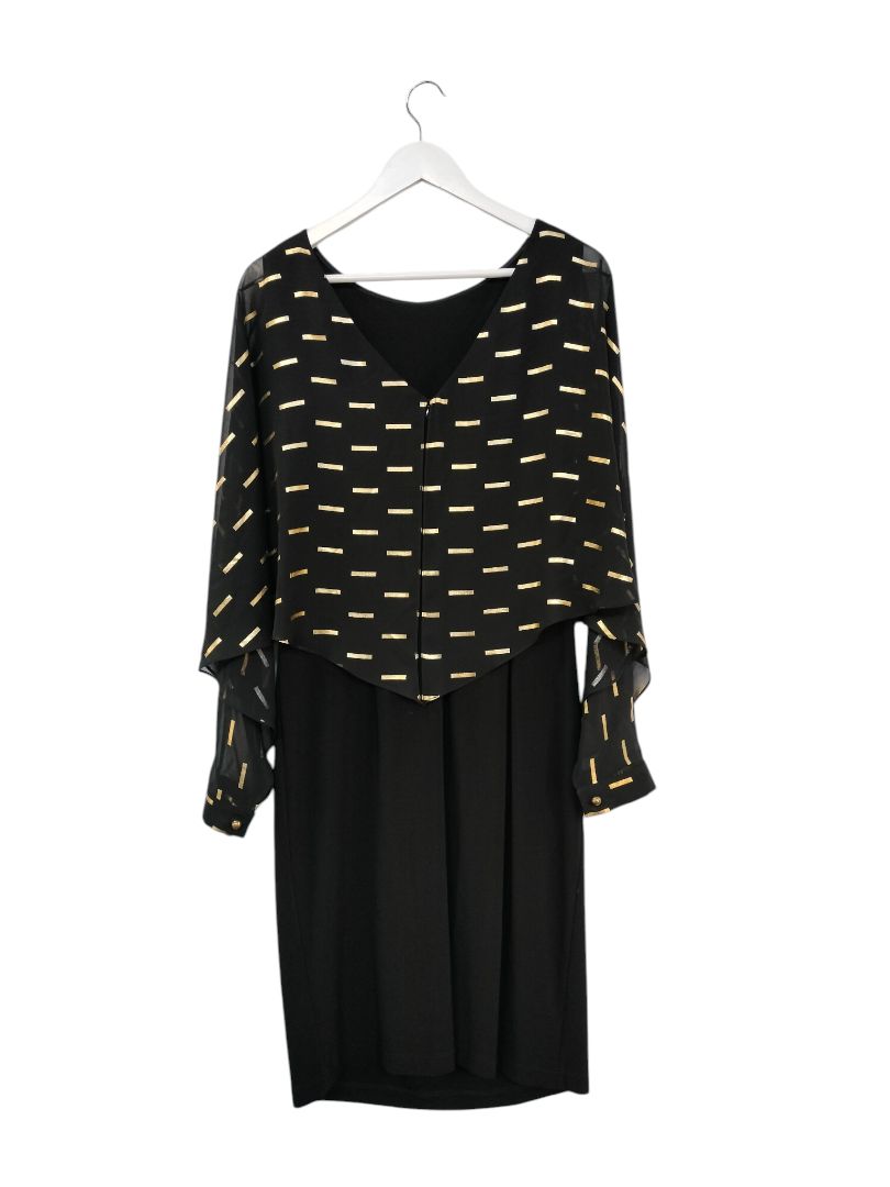 Joseph Ribkoff | Black Dress | Size 16