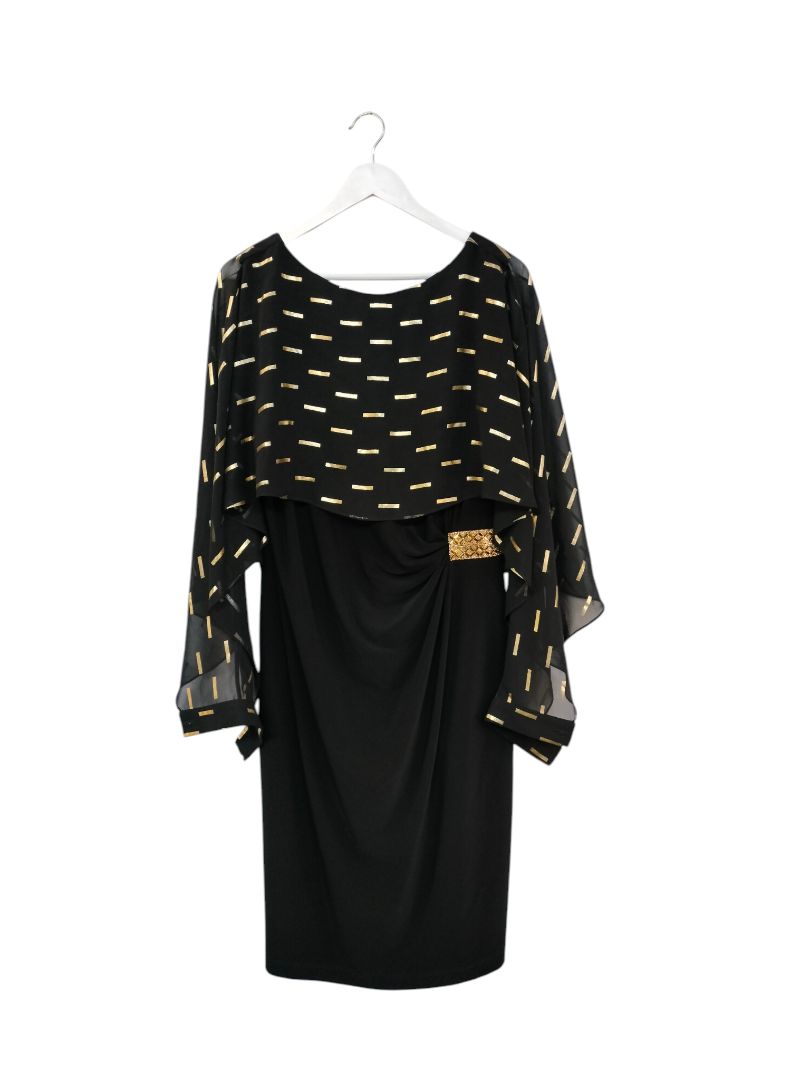 Joseph Ribkoff | Black Dress | Size 16