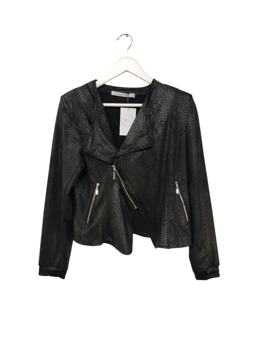 Lemon Tree Design | Black Jacket | Size 12