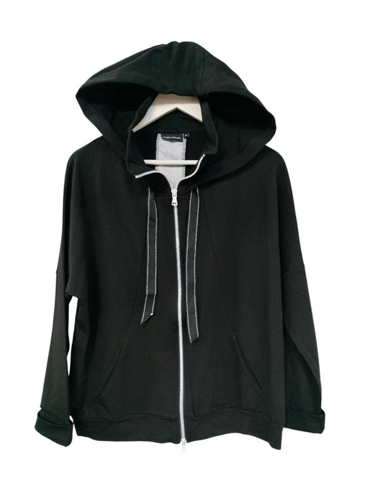 White on Black | Black Jersey | Size 12