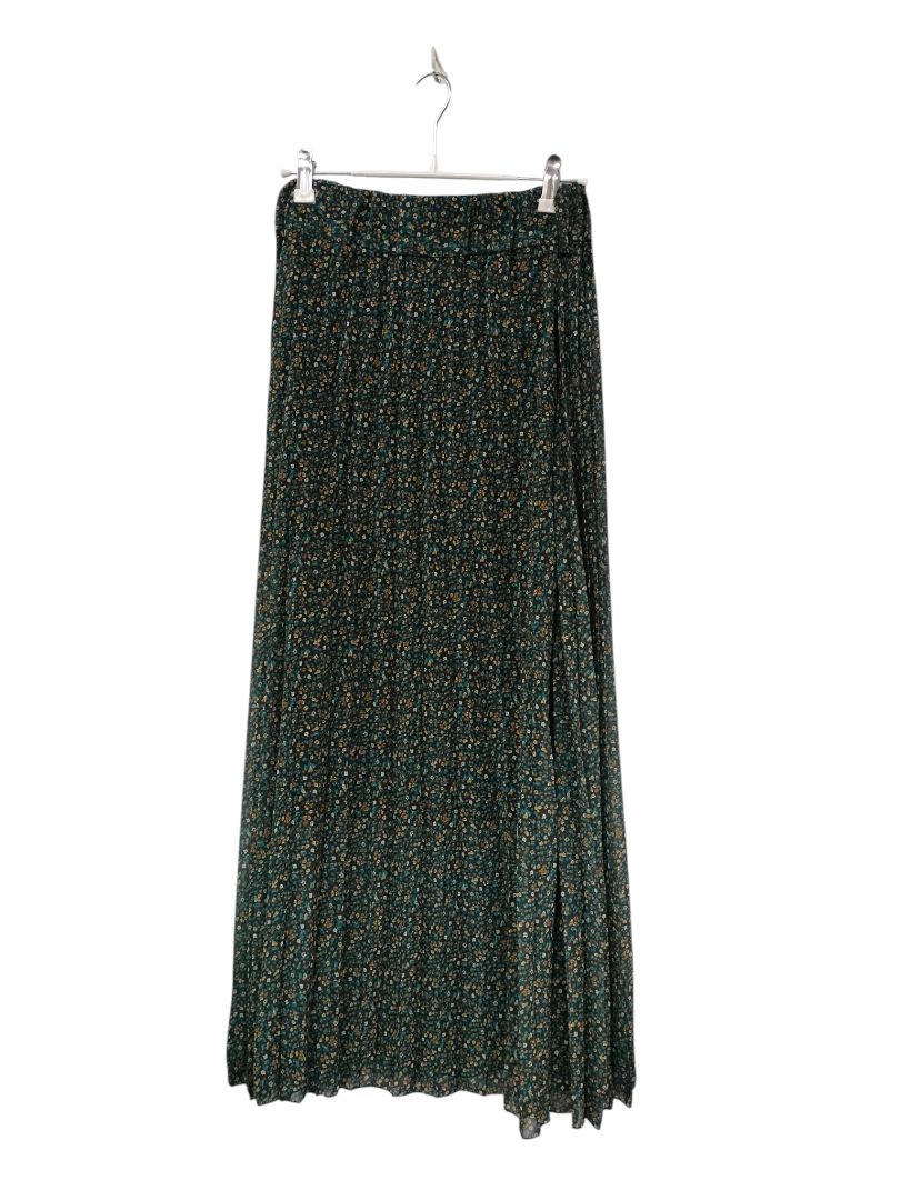 Urban Luxury | Green floral Skirt | Size Approx S/M