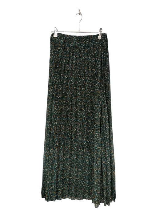 Urban Luxury | Green floral Skirt | Size Approx S/M