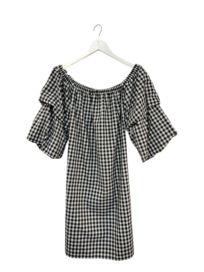 Pagani | Black & White Check Dress | Size 12