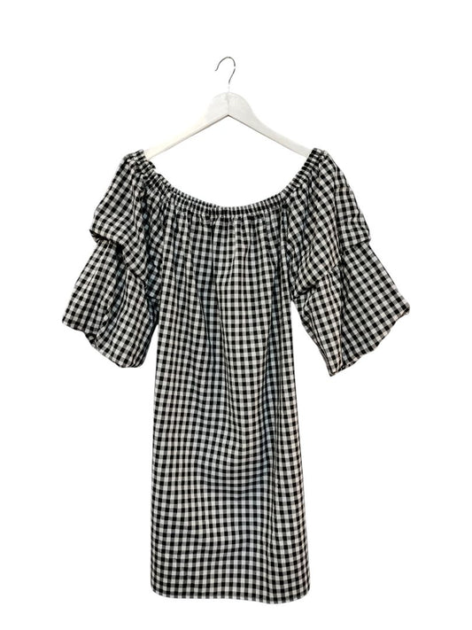 Pagani | Black & White Check Dress | Size 12