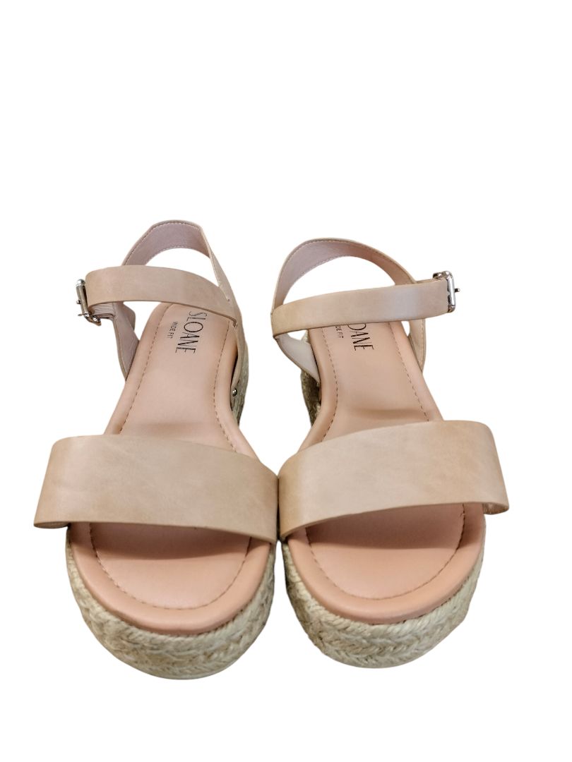 Sloane Wide Fit | Brown Sandals | Size 8