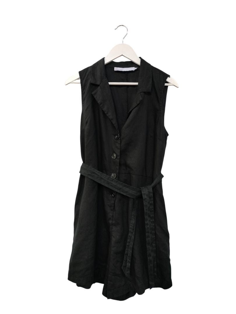 Zoe Kratzmann | Black Playsuit | Size 1
