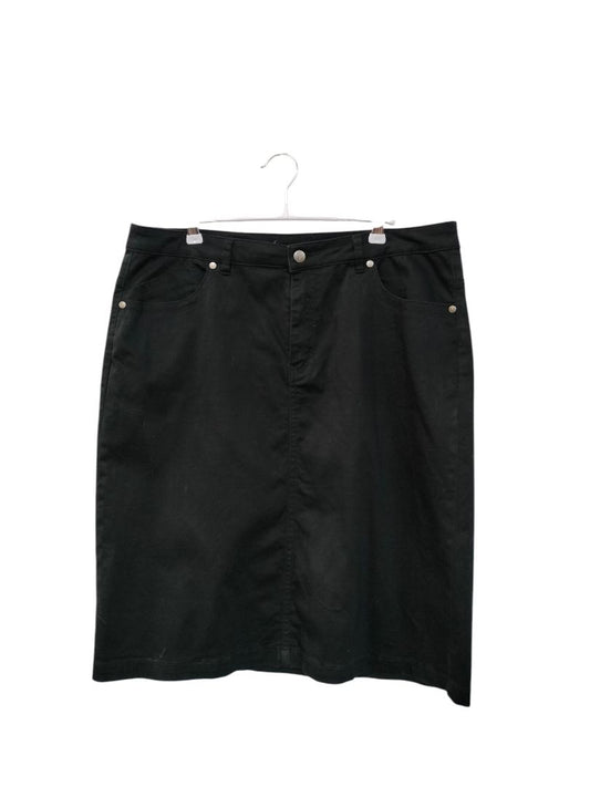 Vassalli | Black Skirt | Size 16