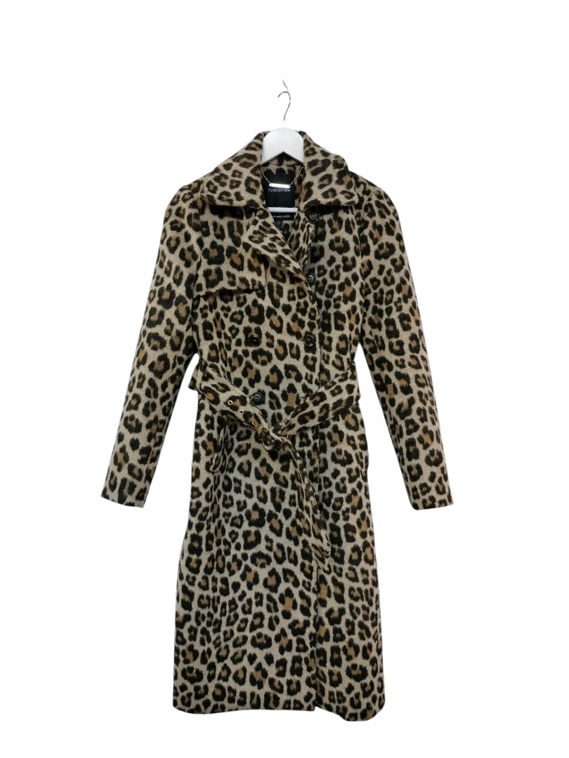 Forever New | Animal Print Coat | Size 6
