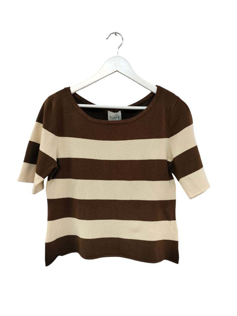 Posse | Brown/Beige Top | Size XL