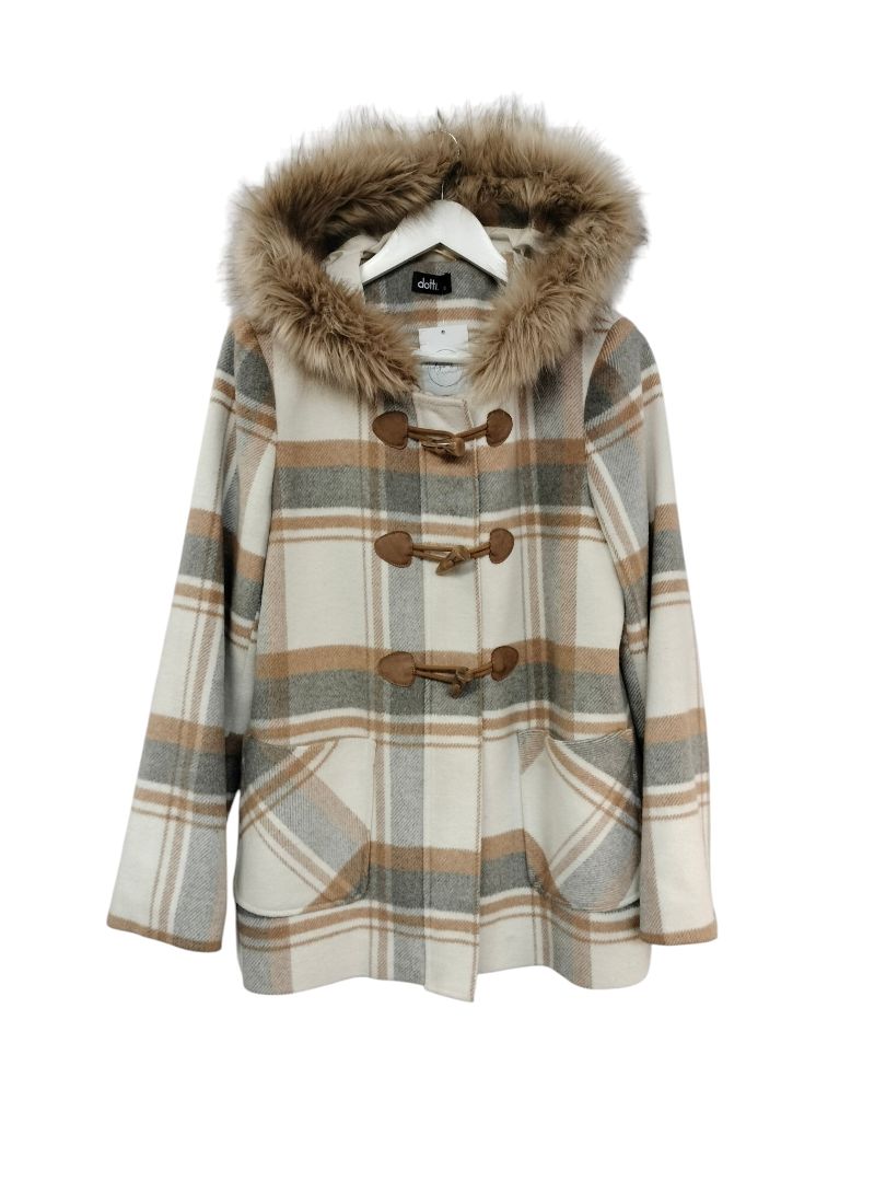 Dotti | Plaid Coat | Size 12