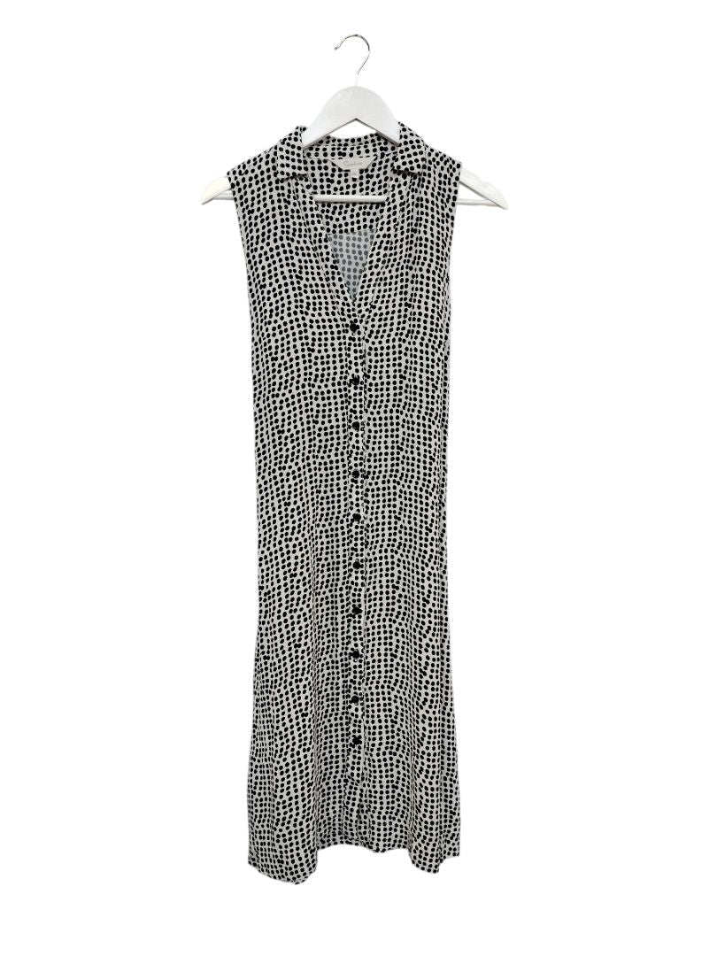 Capture | white with black spots Dress | Size 12
