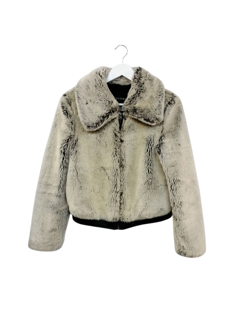 Decjuba | Cream Fur Jacket | Size S